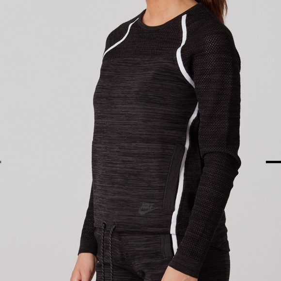 Nike Tech Knit Crew Sweater 728669-010 Preowned great condition casual active M - Picture 8 of 8